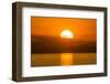 Otter Point at Sunset, Cape Maclear, Lake Malawi, Malawi, Africa-Michael Runkel-Framed Photographic Print