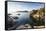 Otter Point at Sunset, Lake Malawi National Park, Cape Maclear, Malawi, Africa-Michael Runkel-Framed Stretched Canvas