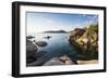 Otter Point at Sunset, Lake Malawi National Park, Cape Maclear, Malawi, Africa-Michael Runkel-Framed Photographic Print