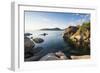 Otter Point at Sunset, Lake Malawi National Park, Cape Maclear, Malawi, Africa-Michael Runkel-Framed Photographic Print