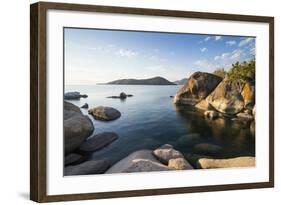 Otter Point at Sunset, Lake Malawi National Park, Cape Maclear, Malawi, Africa-Michael Runkel-Framed Photographic Print