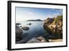 Otter Point at Sunset, Lake Malawi National Park, Cape Maclear, Malawi, Africa-Michael Runkel-Framed Photographic Print