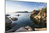 Otter Point at Sunset, Lake Malawi National Park, Cape Maclear, Malawi, Africa-Michael Runkel-Mounted Photographic Print
