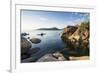 Otter Point at Sunset, Lake Malawi National Park, Cape Maclear, Malawi, Africa-Michael Runkel-Framed Photographic Print