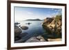 Otter Point at Sunset, Lake Malawi National Park, Cape Maclear, Malawi, Africa-Michael Runkel-Framed Photographic Print