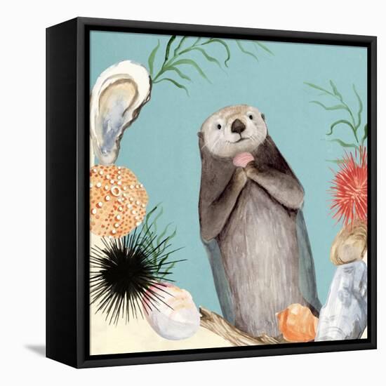 Otter's Paradise II-Victoria Borges-Framed Stretched Canvas