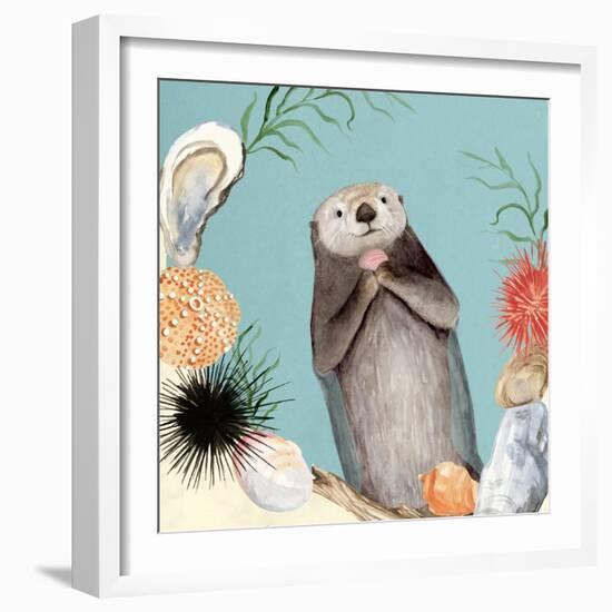 Otter's Paradise II-Victoria Borges-Framed Art Print