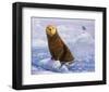 Otter Sketch-Chris Vest-Framed Art Print