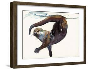 Otter Study II -'Talisker'-Mark Adlington-Framed Giclee Print