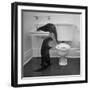 Otters Playing in Bathroom-Wallace Kirkland-Framed Photographic Print