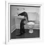 Otters Playing in Bathroom-Wallace Kirkland-Framed Photographic Print