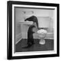 Otters Playing in Bathroom-Wallace Kirkland-Framed Photographic Print