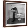 Otters Playing in Bathroom-Wallace Kirkland-Framed Photographic Print