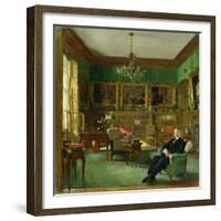Otto Beit in His Study at Belgrave Square, 1913-Sir William Orpen-Framed Giclee Print