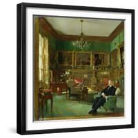 Otto Beit in His Study at Belgrave Square, 1913-Sir William Orpen-Framed Giclee Print