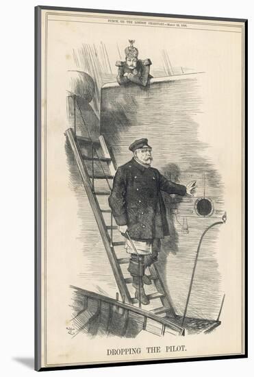 Otto Bismarck German Chancellor Dismissed by Kaiser Wilhelm II: Dropping the Pilot-John Tenniel-Mounted Photographic Print