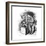 Otto Bismarck, Punch-null-Framed Giclee Print