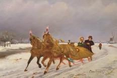 Troika in the Snow-Otto Eerelman-Giclee Print