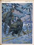 German Ski Patrol-Otto Flechtner-Framed Art Print