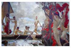 Ulysses and the Sirens, c.1900-Otto Greiner-Mounted Giclee Print