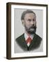 Otto Lilienthal (1848-1896). German Pioneer of Aviation.,1890. Colored-null-Framed Giclee Print