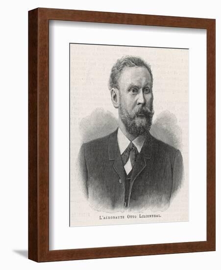 Otto Lilienthal, German Birdman-null-Framed Art Print