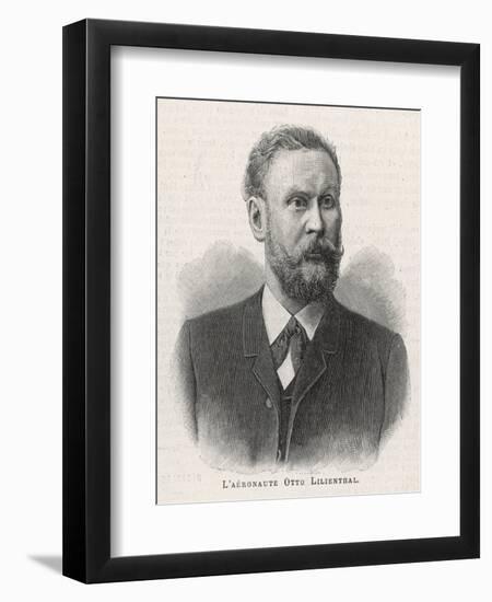 Otto Lilienthal, German Birdman-null-Framed Art Print