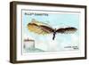 Otto Lilienthal, German Gliding Pioneer and Aeronautical Inventor, Flying One of His Gliders-null-Framed Giclee Print