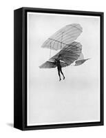 Otto Lilienthal Makes One of His Last Flights, 1896-null-Framed Stretched Canvas