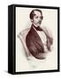 Otto Nicolai - portrait-Josef Kriehuber-Framed Stretched Canvas