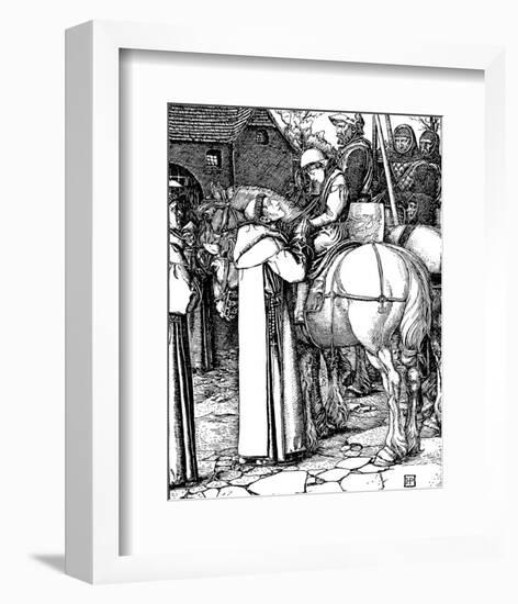 Otto of The Silver Hand-Howard Pyle-Framed Premium Giclee Print