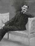 Marcel Proust French Writer Relaxing on an Ornate Sofa-Otto-pirou-Laminated Photographic Print