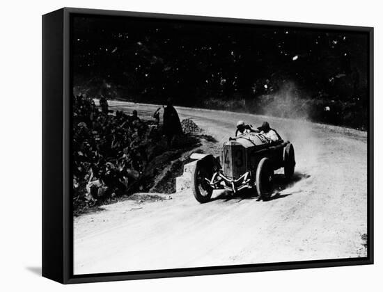 Otto Salzer in a Mercedes GP/14, in the Targa Florio, Sicily, 1922-null-Framed Stretched Canvas