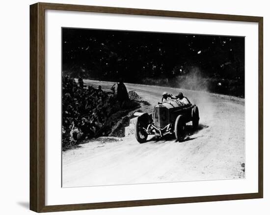 Otto Salzer in a Mercedes GP/14, in the Targa Florio, Sicily, 1922-null-Framed Photographic Print