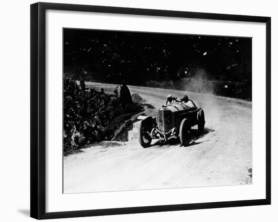 Otto Salzer in a Mercedes GP/14, in the Targa Florio, Sicily, 1922-null-Framed Photographic Print