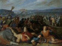 Batavians Surround the Romans at Vetera-Otto van Veen-Art Print