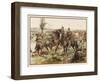 Otto Von Bismarck (1815 - 1898) Bismarck at the Battle of Koniggratz-null-Framed Art Print