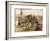 Otto Von Bismarck (1815 - 1898) Bismarck at the Battle of Koniggratz-null-Framed Art Print