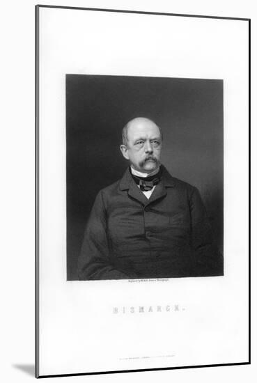 Otto Von Bismarck, Duke of Lauenburg, German Statesman, 1893-W Holl-Mounted Giclee Print