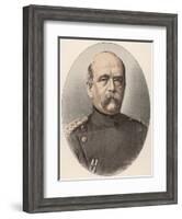 Otto Von Bismarck German Statesman, Circa 1870-null-Framed Art Print