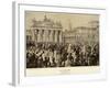 Otto Von Bismarck in Berlin in 1871-Wilhelm Camphausen-Framed Giclee Print