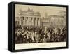 Otto Von Bismarck in Berlin in 1871-Wilhelm Camphausen-Framed Stretched Canvas