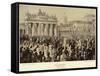 Otto Von Bismarck in Berlin in 1871-Wilhelm Camphausen-Framed Stretched Canvas
