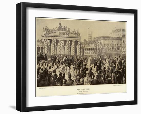 Otto Von Bismarck in Berlin in 1871-Wilhelm Camphausen-Framed Giclee Print