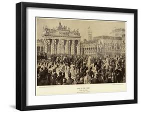 Otto Von Bismarck in Berlin in 1871-Wilhelm Camphausen-Framed Giclee Print