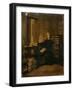 Otto Von Bismarck in His Study-German School-Framed Giclee Print