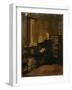 Otto Von Bismarck in His Study-German School-Framed Giclee Print