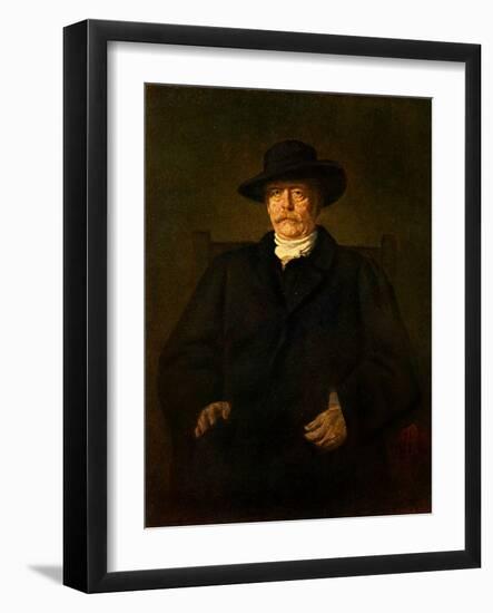 Otto von Bismarck portrait-Franz Seraph von Lenbach-Framed Giclee Print