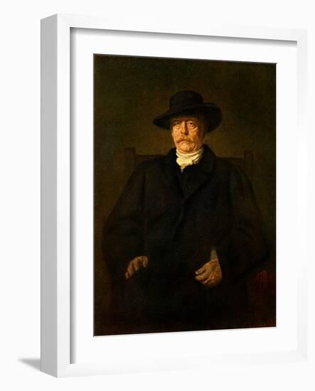 Otto von Bismarck portrait-Franz Seraph von Lenbach-Framed Giclee Print