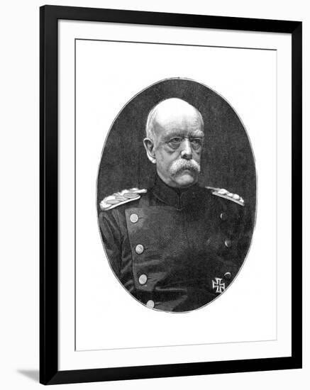 Otto Von Bismark, 19th Century German Statesman-Loescher and Petsch-Framed Giclee Print